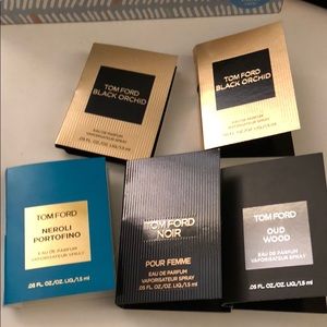 5 pieces of tom form perfume sample